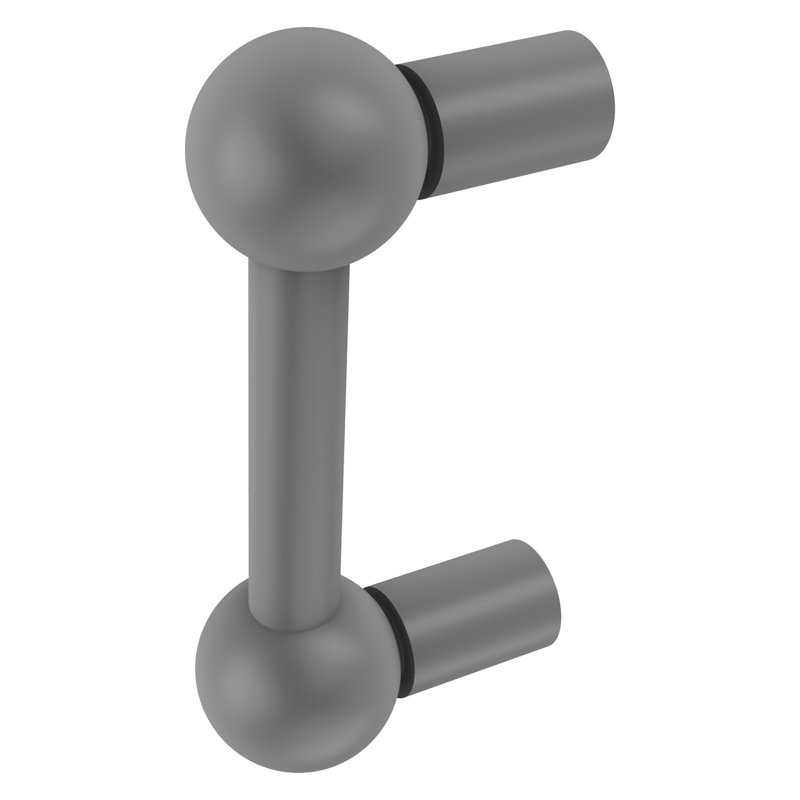 Gober Round Knob, Matte Grey