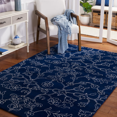 Fifth Avenue Hand Tufted New Zealand Wool Floral Rug