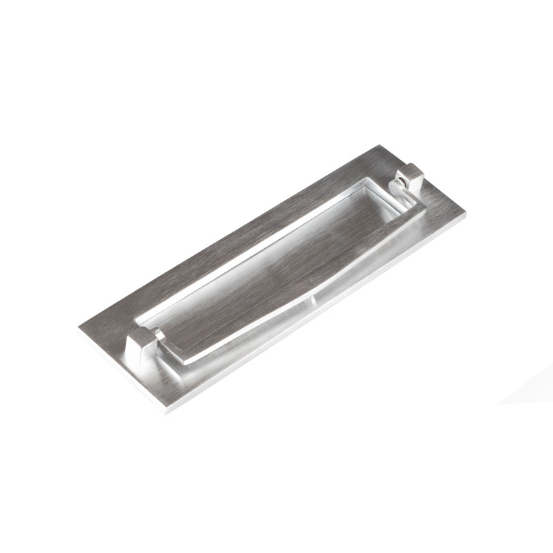 Rimstone 25 cm x 7.5 cm Metal Mail Slot, Satin Chrome