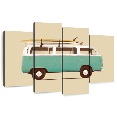 Blue Retro Van
