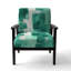 Fauteuil d'appoint rembourré Glam Dancing Shape I-1481656934