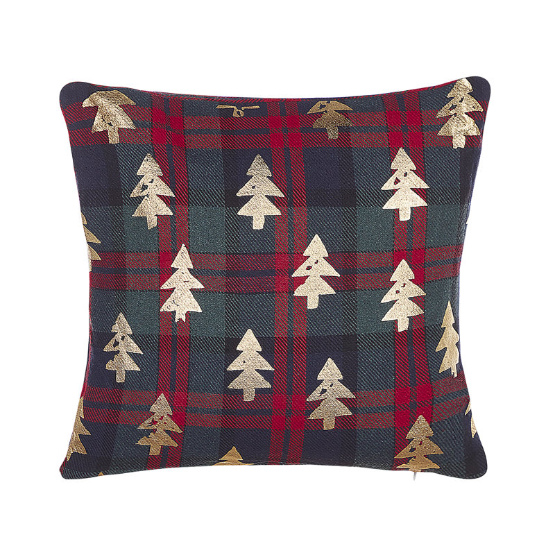 Zyaire Plaid Square Cushion