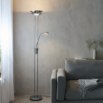 Charlie 180cm Uplighter Floor Lamp