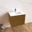 Ensemble de meuble-lavabo mural 24 po avec lavabo blanc