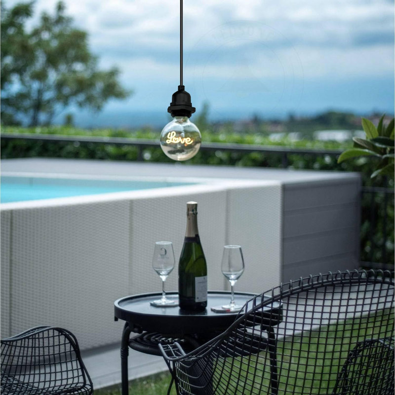 1 - Light Black Single Pendant
