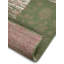 Designer velor rug Bloques in green and cream-71817930