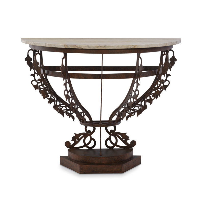 VENETIAN DEMILUNE CONSOLE