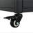 Foldable Outdoor Prep Station BBQ Cart Patio Dining Cart Foldable Outdoor Kitchen Island Grill Cart with Trash Rack, Foldable Top and Storage Space for Backyard, Patio-1000089459-1000089452