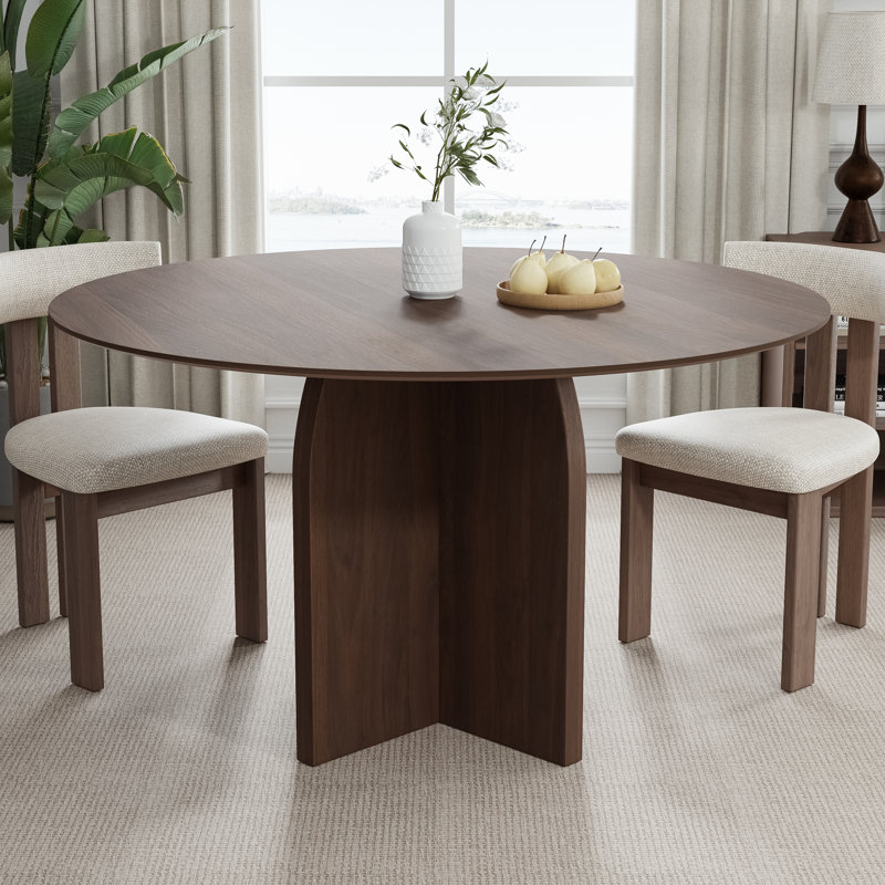 Table de salle à manger Enciso, Noyer, H 30 po x L 52 po x l 52 po