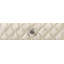 Table de chevet en velours beige Lucienne