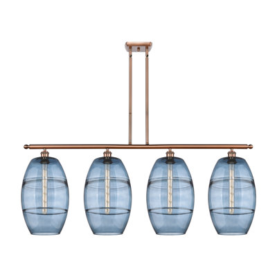 Luminaire suspendu rond / ovale pour îlot de cuisine à 4 lumières Dundrod