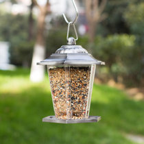 Mangeoire extérieure en plastique pour oiseaux avec crochet en fer  Bouteille d'eau d'oiseau en plastique suspendue Colibri Mangeoire Jardin