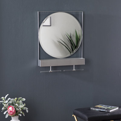 Metal Flat Wall Mirror