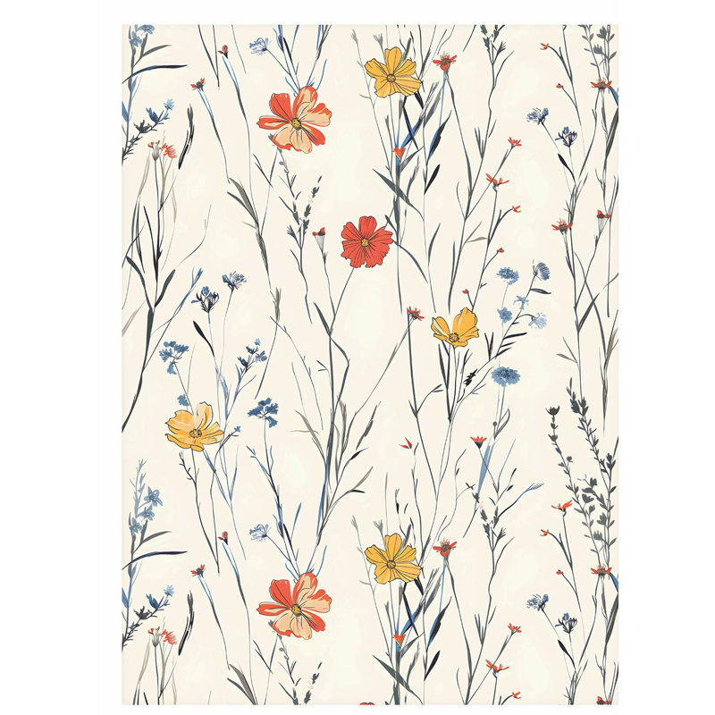 «Botanical Wildflower Elegance XI Cottage», reproduction d'art non encadrée