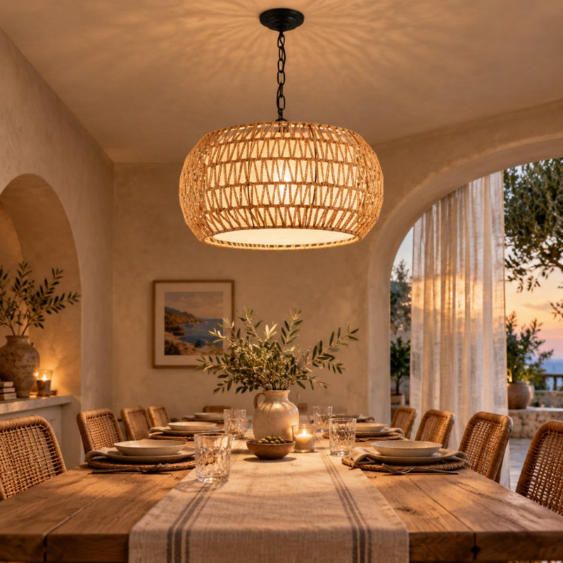 18" Farmhouse Pendant Light