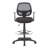Backed Adjustable Height Ergonomic Active Stool with Footrest