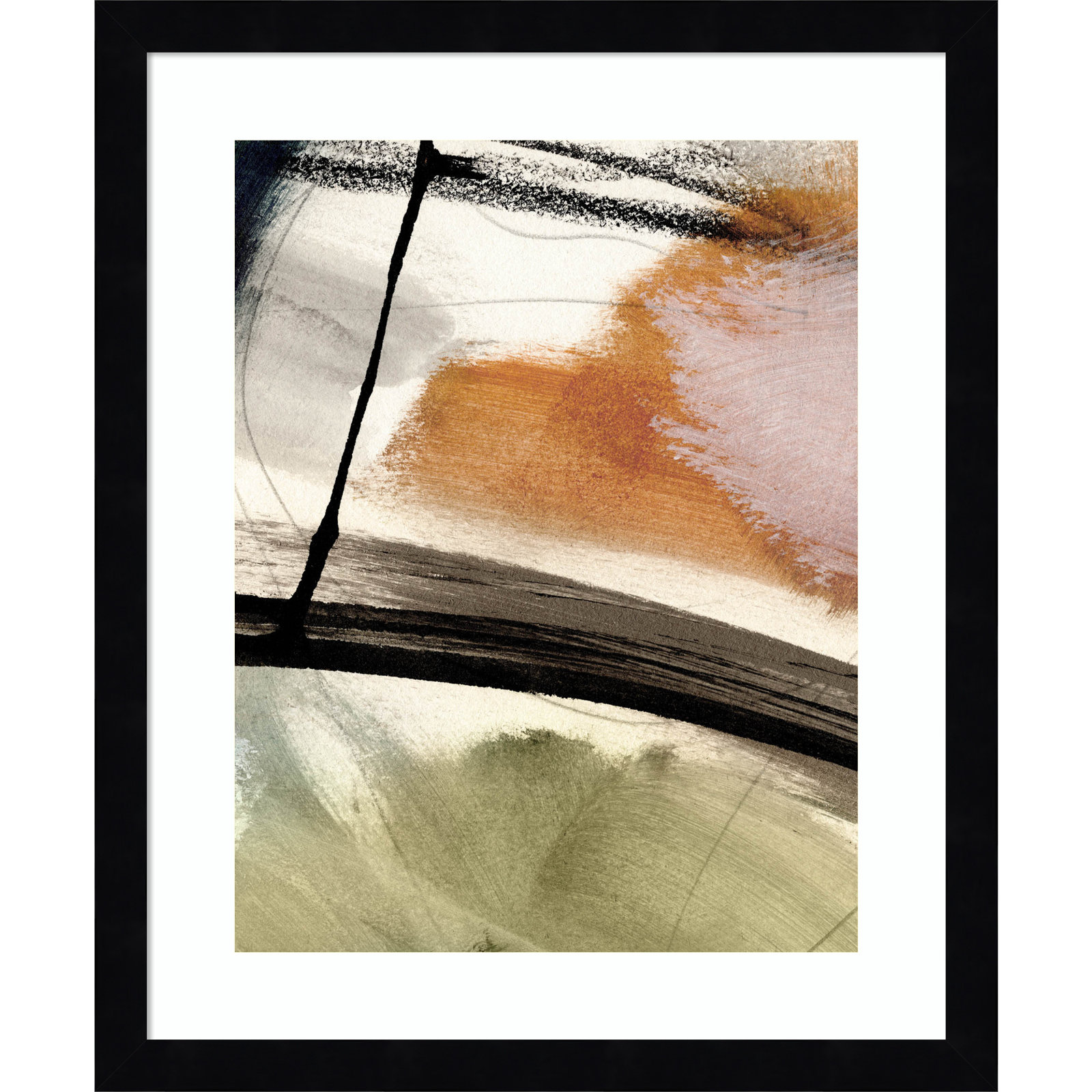 Light No 2 by Dan Hobday Wood Framed Wall Art Print, Black, 17" H x 14" W