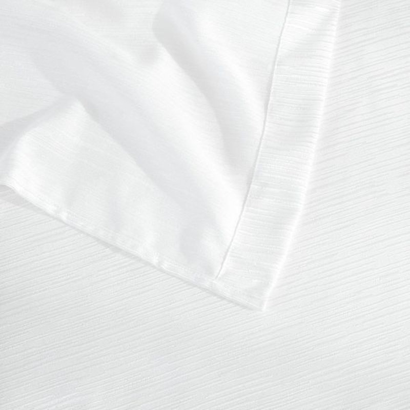 Rideau de douche simple Anasztazia, Blanc