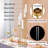 39.4 inches Tall Candle Holders with Acrylic Lampshade for Wedding Table Centerpieces Decoration-453517310-459413767