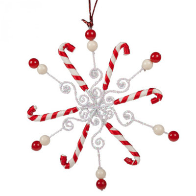 15cm Textile Holiday Shaped Ornament