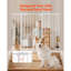 Barrière pour bébé 26-40 po, largeur réglable 36 po pour chien-1174638909-1174638897