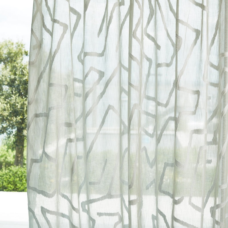 Melodic Sheer Fabric, Beige