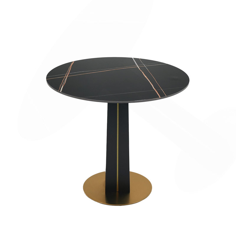 Table de ronde moderne Modern, Noir