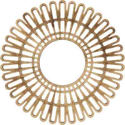 Médaillon de plafond architectural percé en PVC de qualité architecturale 24 po x P 8 pi 8 po x P 3/4 po, bronze antique