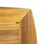 Table d'extérieur en bois - l 71,67 po x P 35,28 po H 29,25 po choix pour la teinture