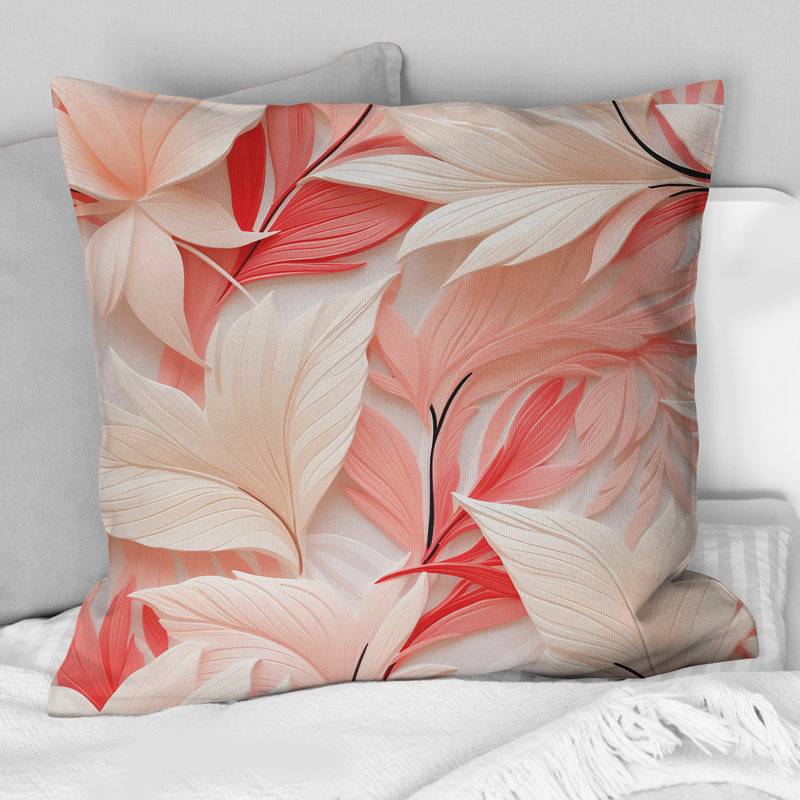 Coussin Tropical Lines, H 16 po x l 16 po
