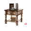 Table basse en bois massif de style européen