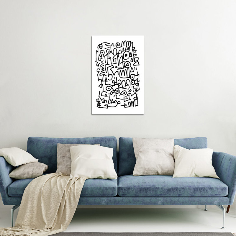 «Sqwig» par Dan Hobday - impression non encadrée, H 32 po x l 24 po x P 0,25 po