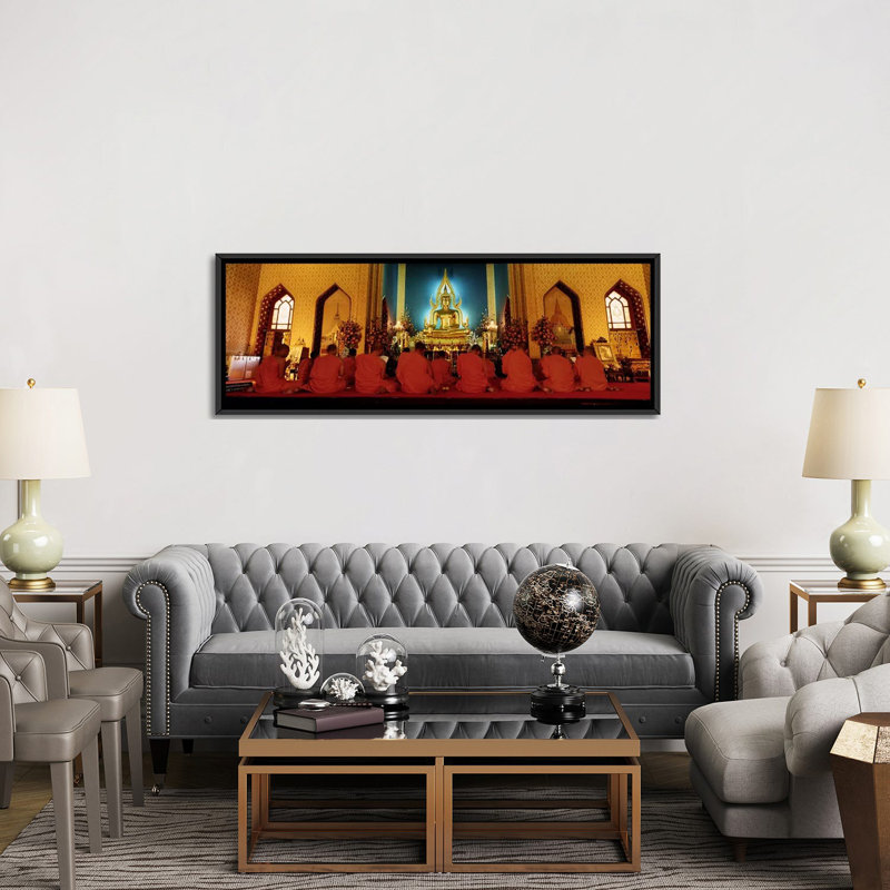 Reproduction de photo sur toile, H 12 po x l 36 po x 1,5 po, Toile avec cadre noir