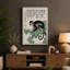 Monkey Among Calligraphy Japandi - Wrapped Canvas-951018318-951018329
