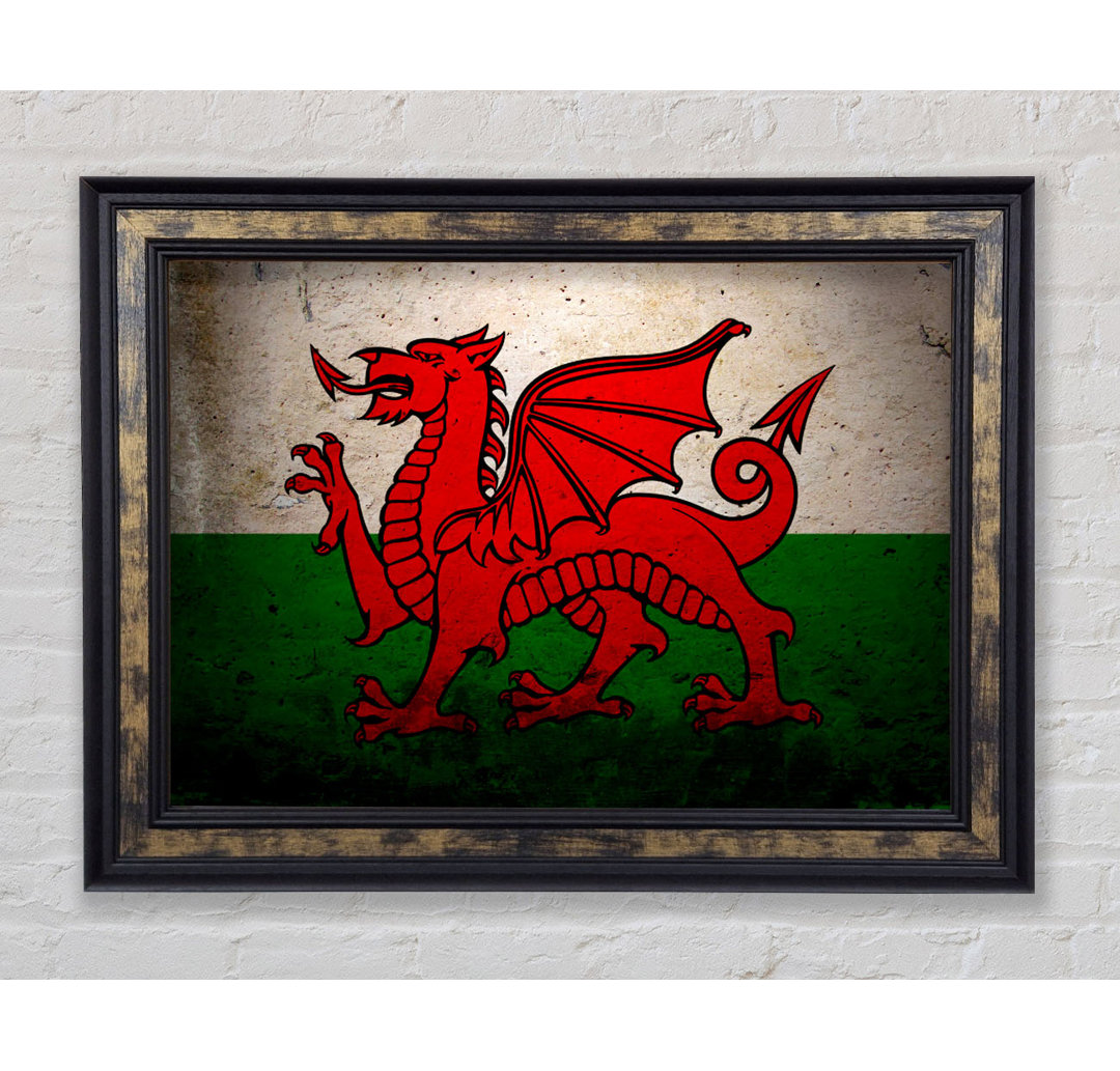 Dragon Of Wales - Einzelner Bilderrahmen Kunstdrucke