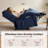 Latitude Run Power Recliner Loveseat Sofa With Adjustable Headrest, Heat And Vibration, 64.6" Fabric Electric Reclining Loveseat With USB Charge Ports-73825702