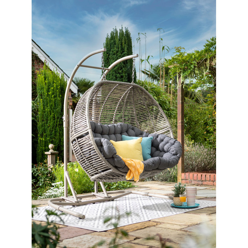 Westbury Double Hanging Chair, Slate