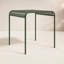 Table de salle à manger d'extérieur en acier l 28 po x P 28 po Abra-498088297