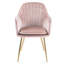 Taraji 46cm H Velvet Upholstered Metal Armchair-105634516-22261463