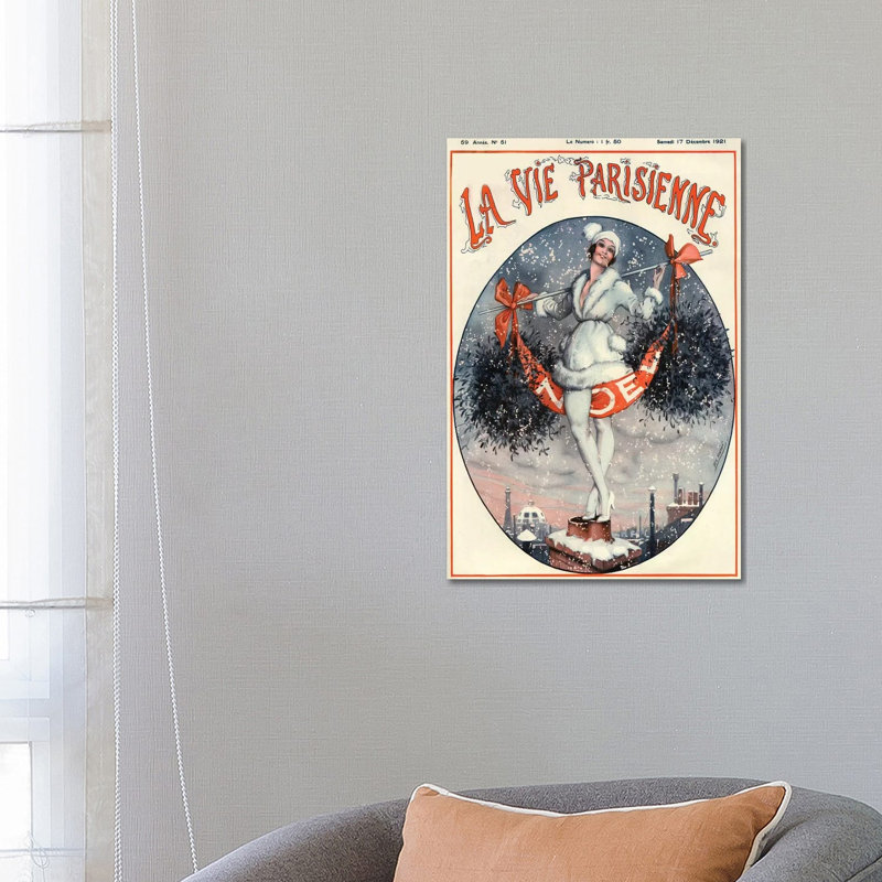 1921 La Vie Parisienne Magazine Cover by The Advertising Archives - Gallery-Wrapped Canvas Giclée on Canvas, Canvas