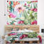 Tapisserie aquarelle motif floral cactus-28502943