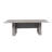 City View Rectangle Conference Table with Two Built-in Power Modules Accessed by Hidden Leg Storage, Grey Oak