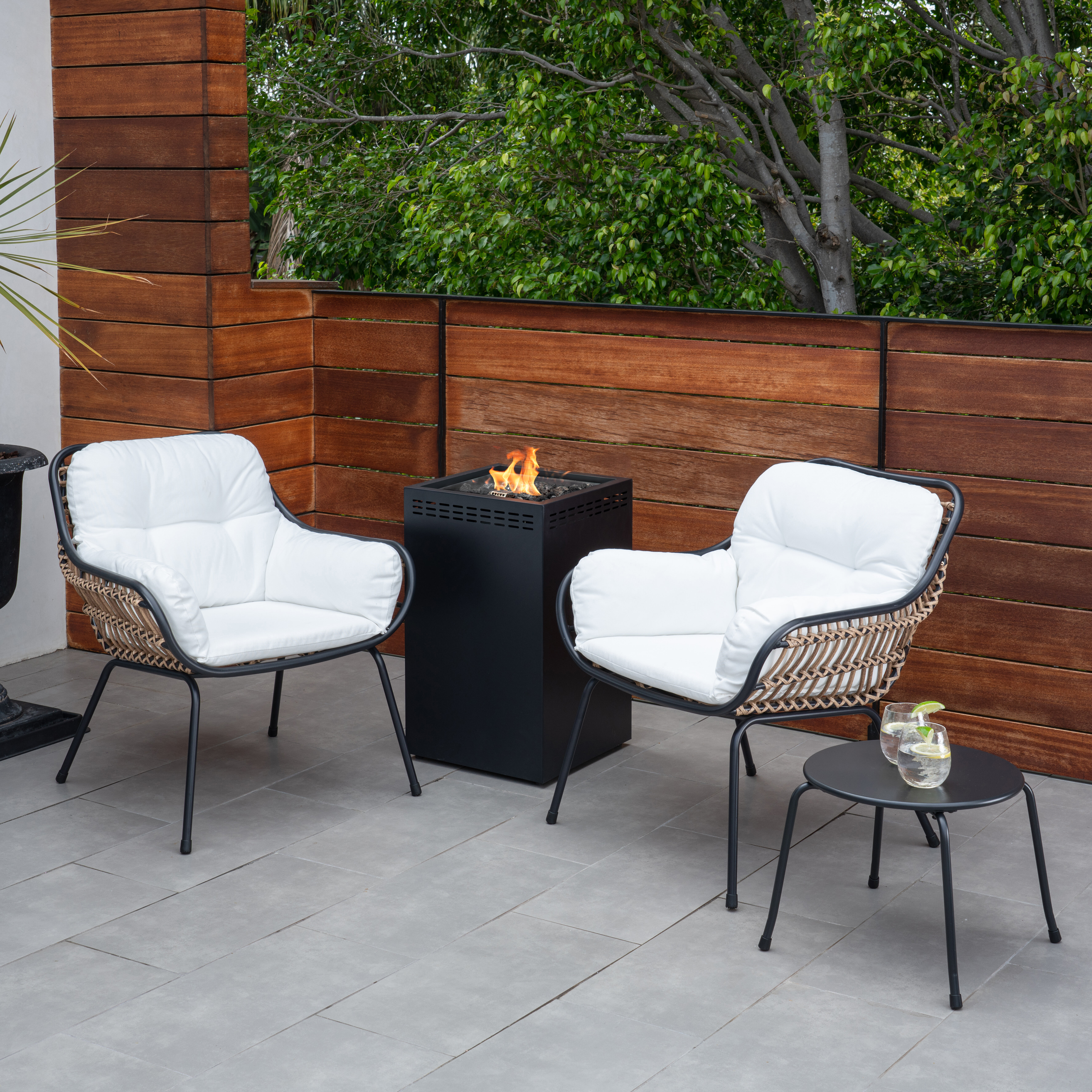 Bayou Breeze Ingerson 2 Person Outdoor Seating Group with