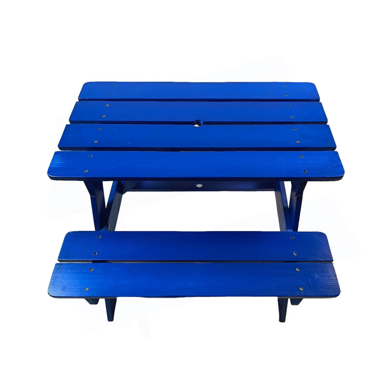 Outdoor Or Indoor Wood Children Adirondack Chair