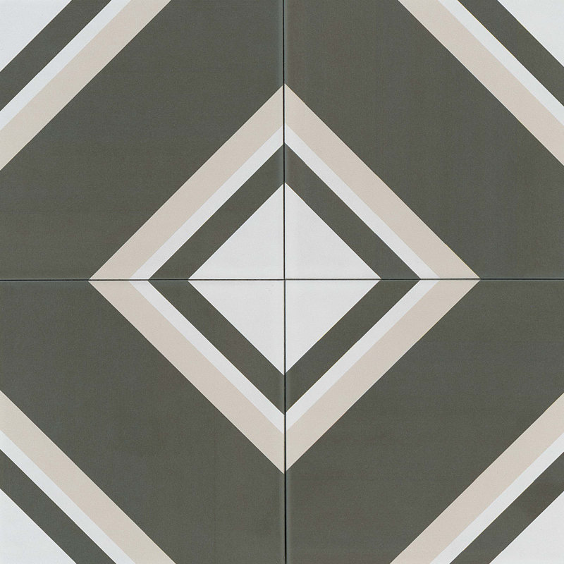 Tuscany 8" x 8" Beveled Ceramic Patterned Singular Tile