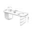 Bureau rectangulaire en bois massif noir-1217774298-1217774294