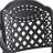 4Pcs Cast Aluminum Patio Chairs - Black Frame With Cushions For Garden Seating Noise-Minimizing