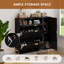 Armoire de rangement pour chaussures avec tiroirs et tablettes rabattables-1143797387