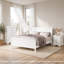 Ensemble de chambre à coucher double pleine grandeur Ry, style transitionnel moderne, blanc-109423073