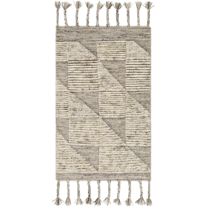 Sahara Wool Geometric Area Rug, Rectangle 2' x 3'